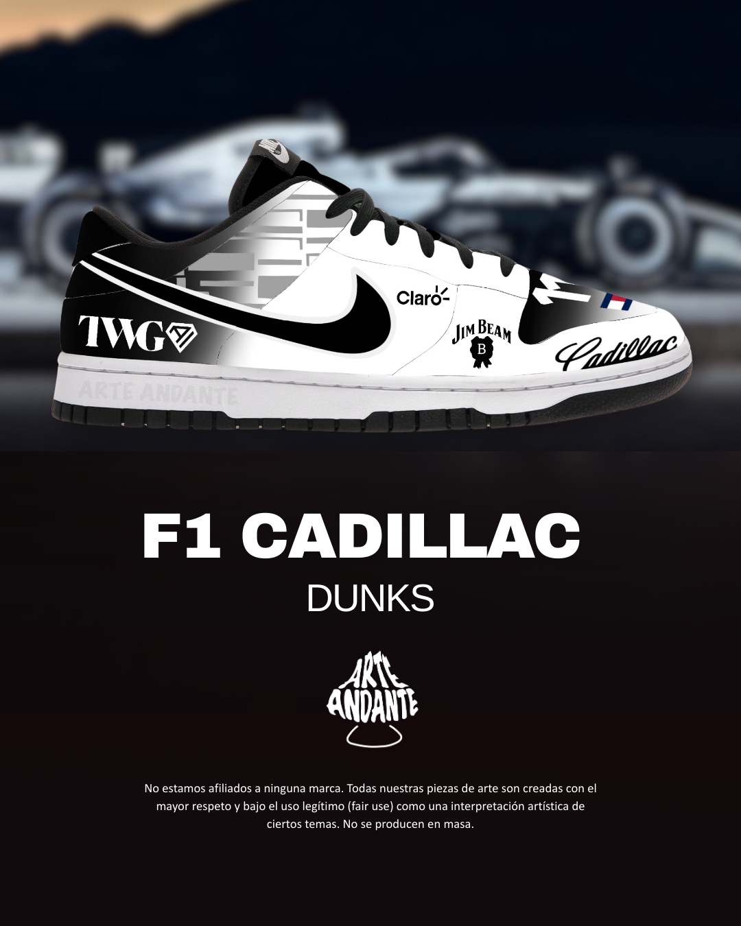 Cadillac F1 Custom Shoes