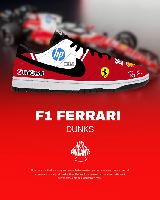 Ferrari F1 Custom Shoes