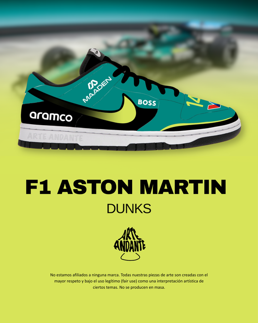 Aston Martin F1 Custom Shoes